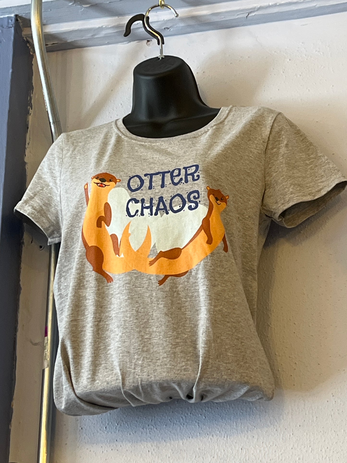 Gray OTTER CHAOS Women’s T-shirt