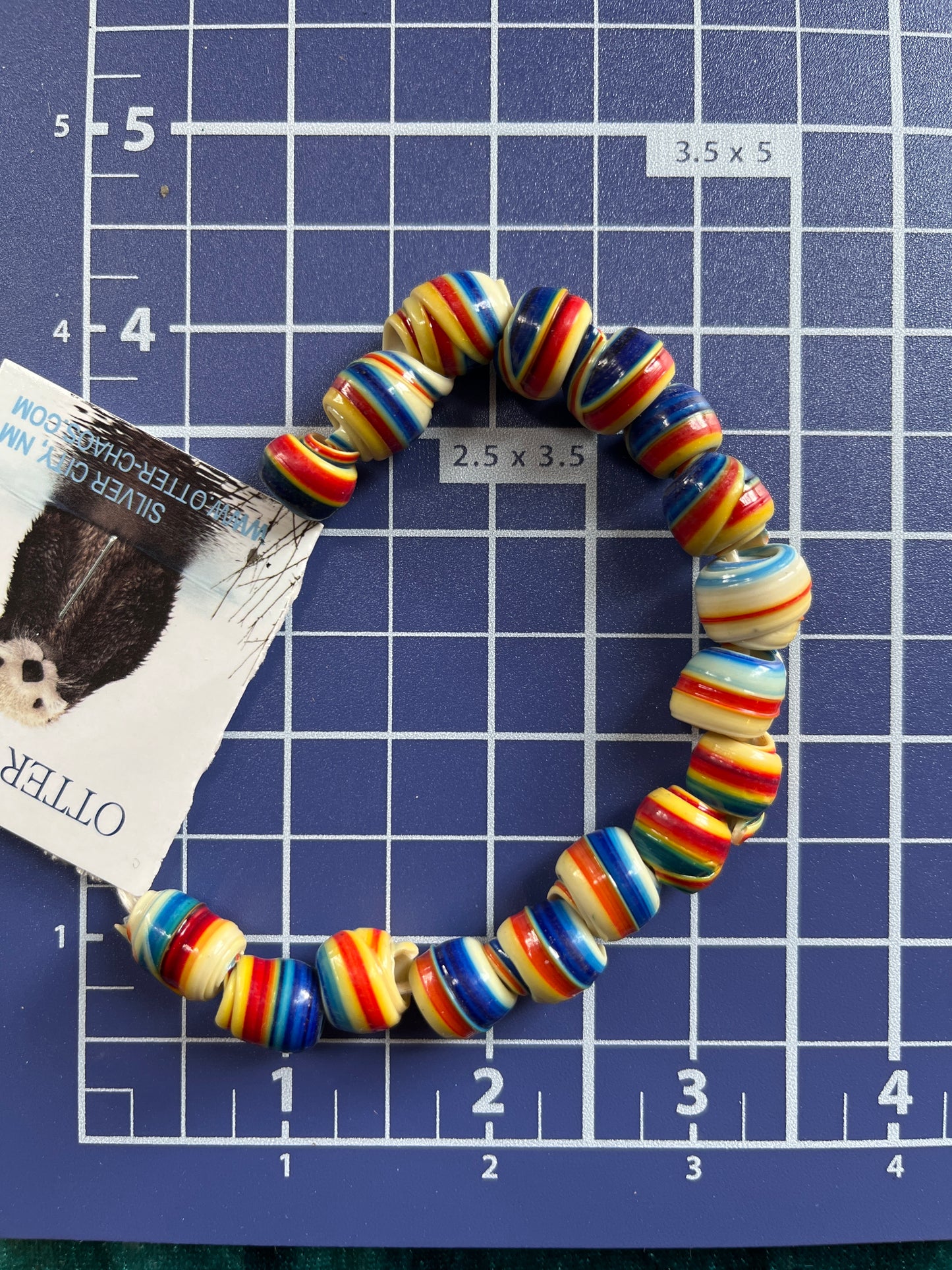 Rcyld Cassette Tape Beads