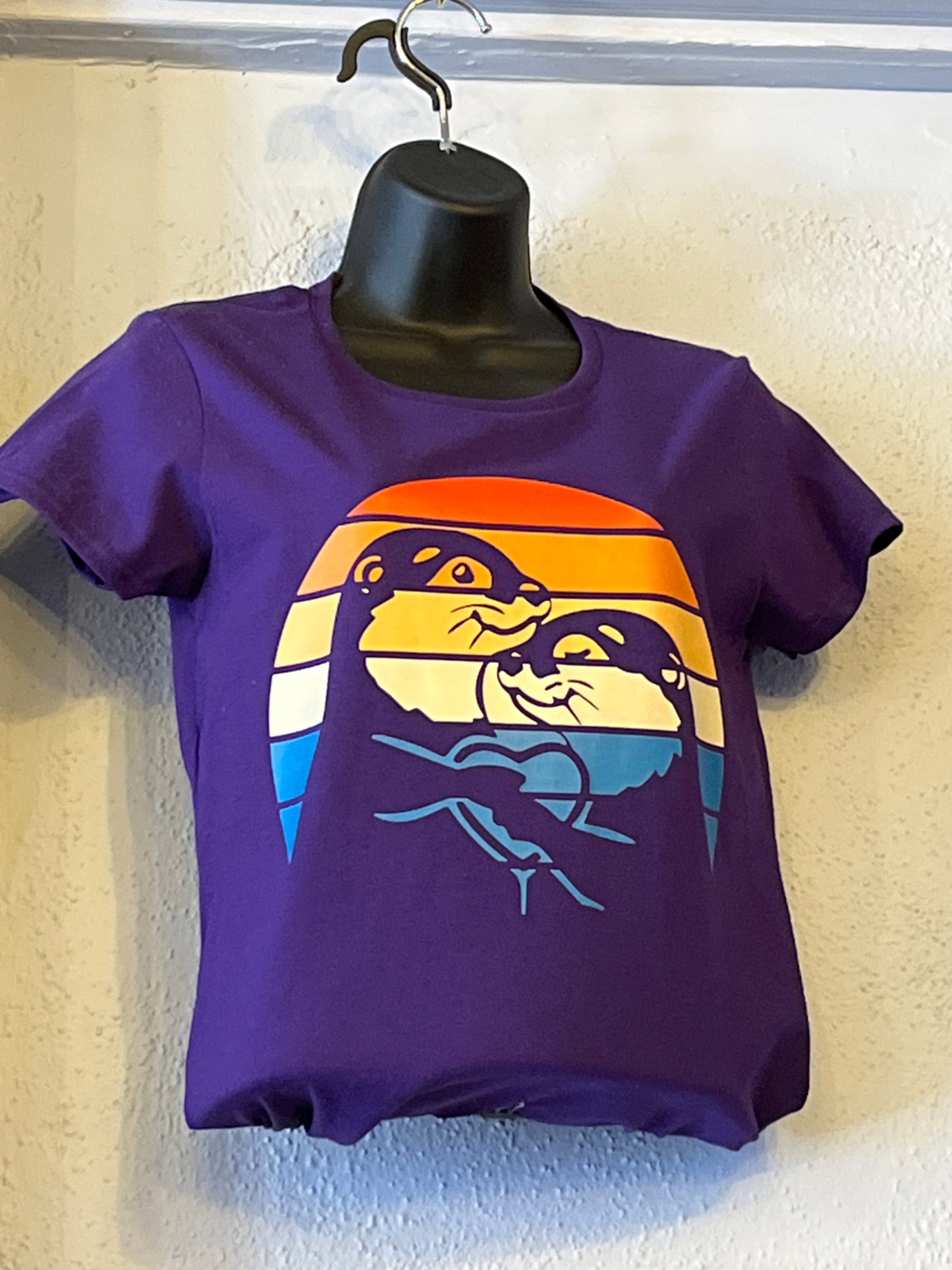 Purple OTTER LOVE Women’s T-shirt