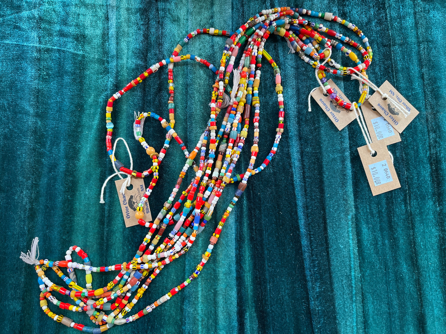 Vintage Glass Christmas Beads