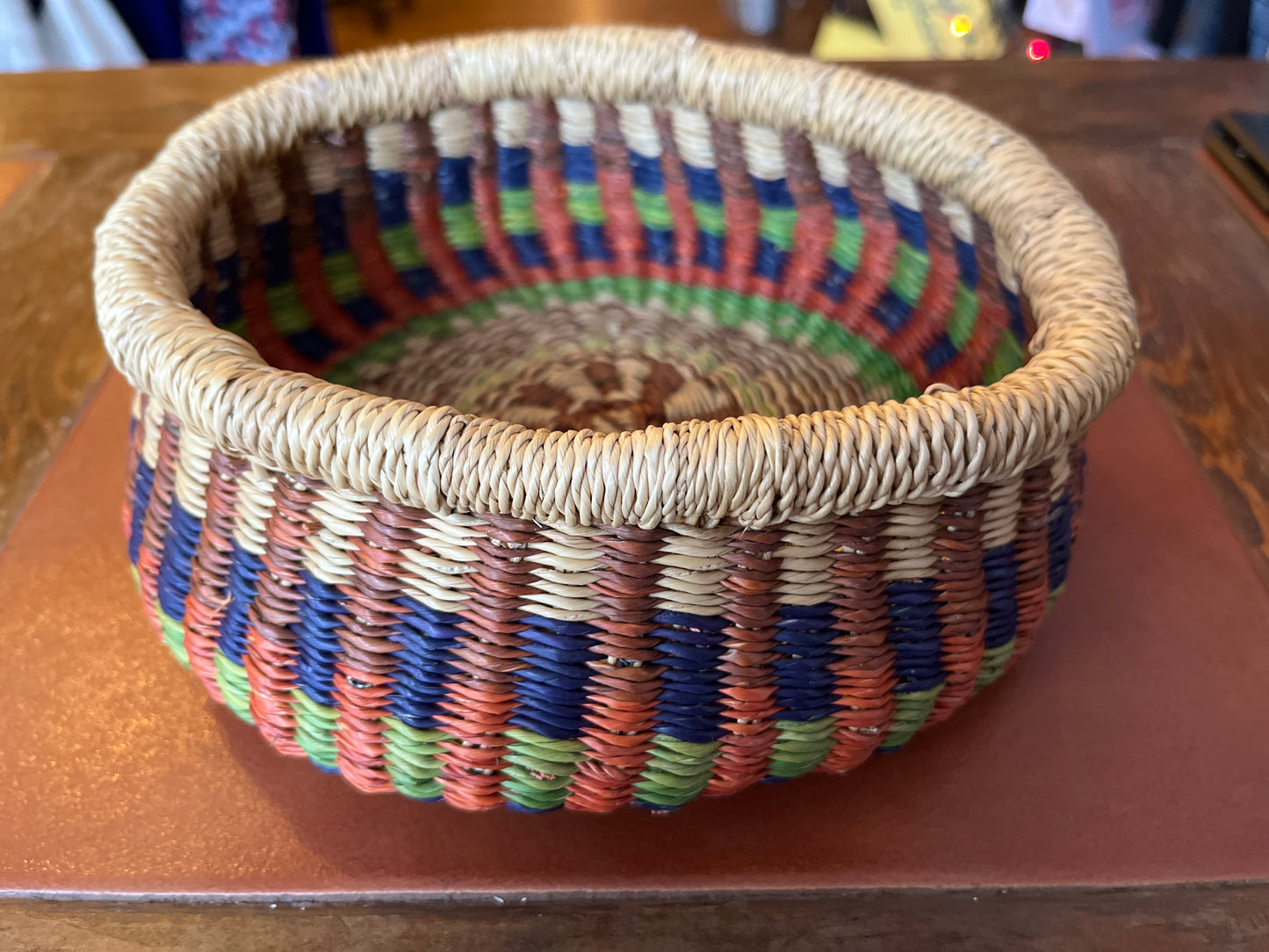 Round Bolga Basket