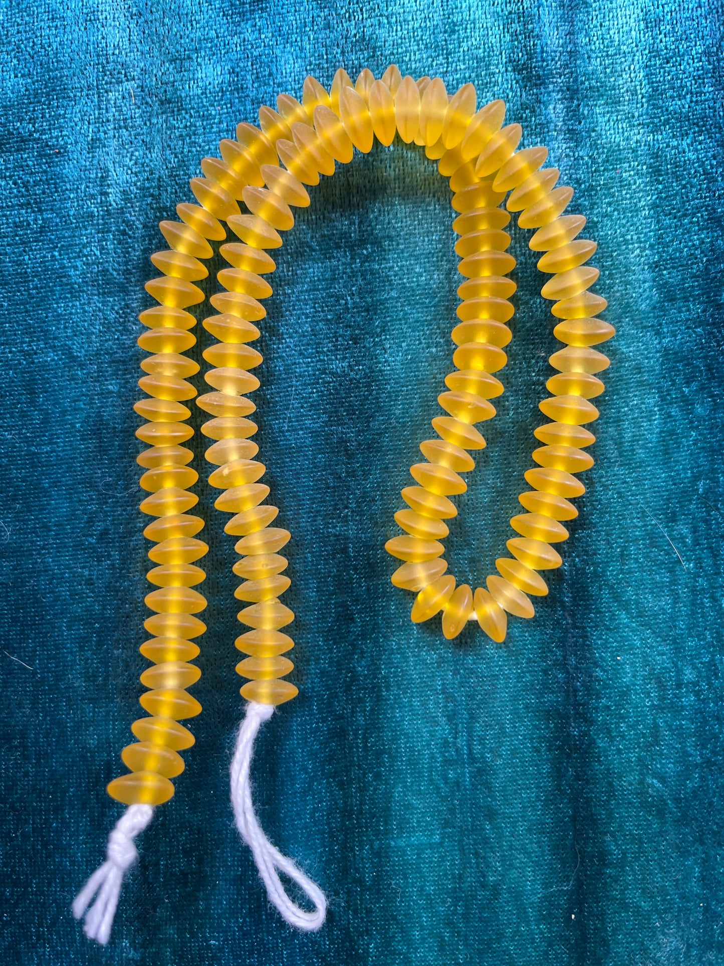Rcld Glass Saucer Beads