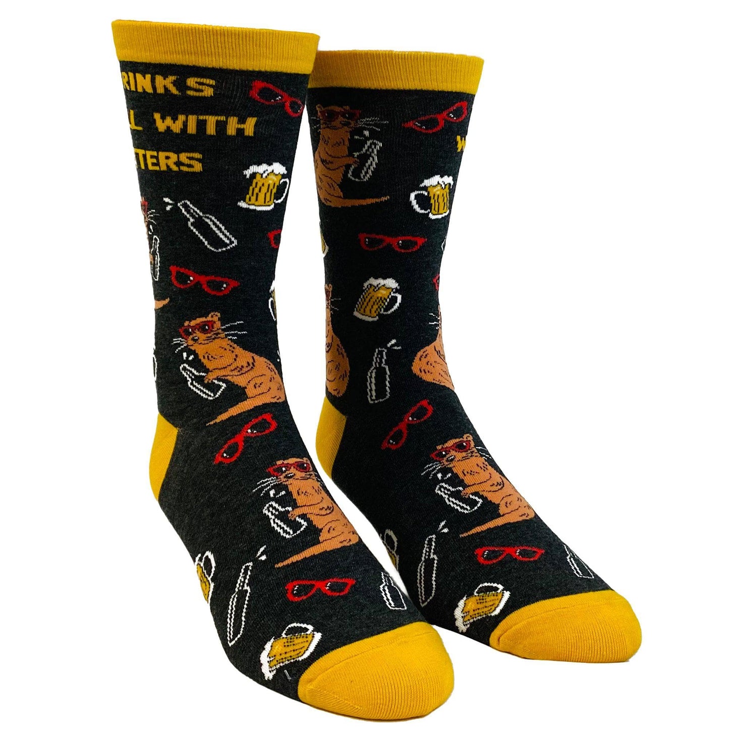 Drinks Well With Otters Socks