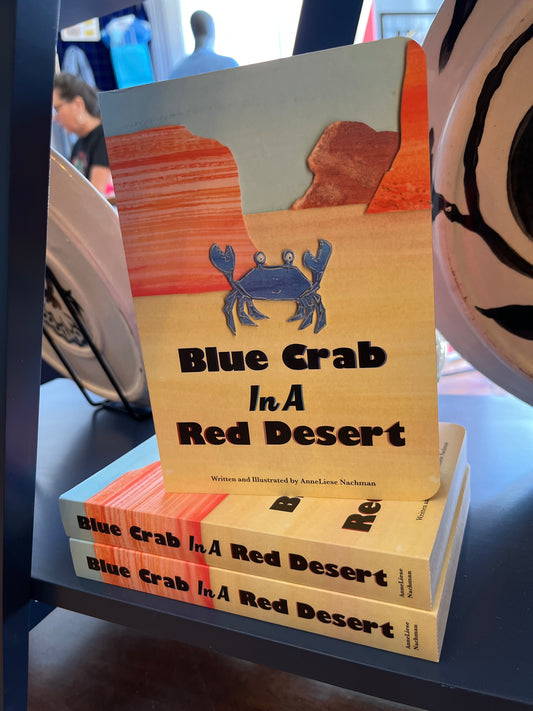 Blue Crab in a Red Desert