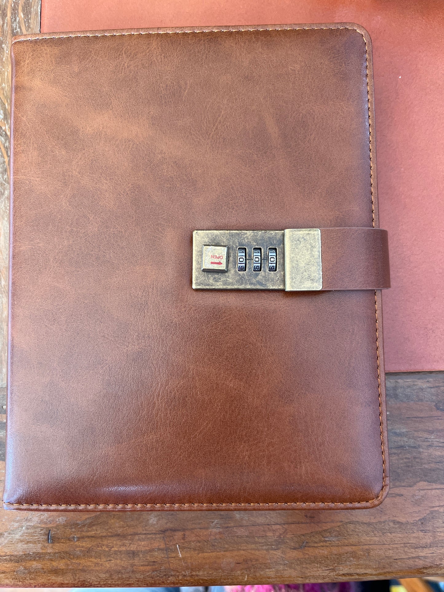 Artisan Brown Locking Journal