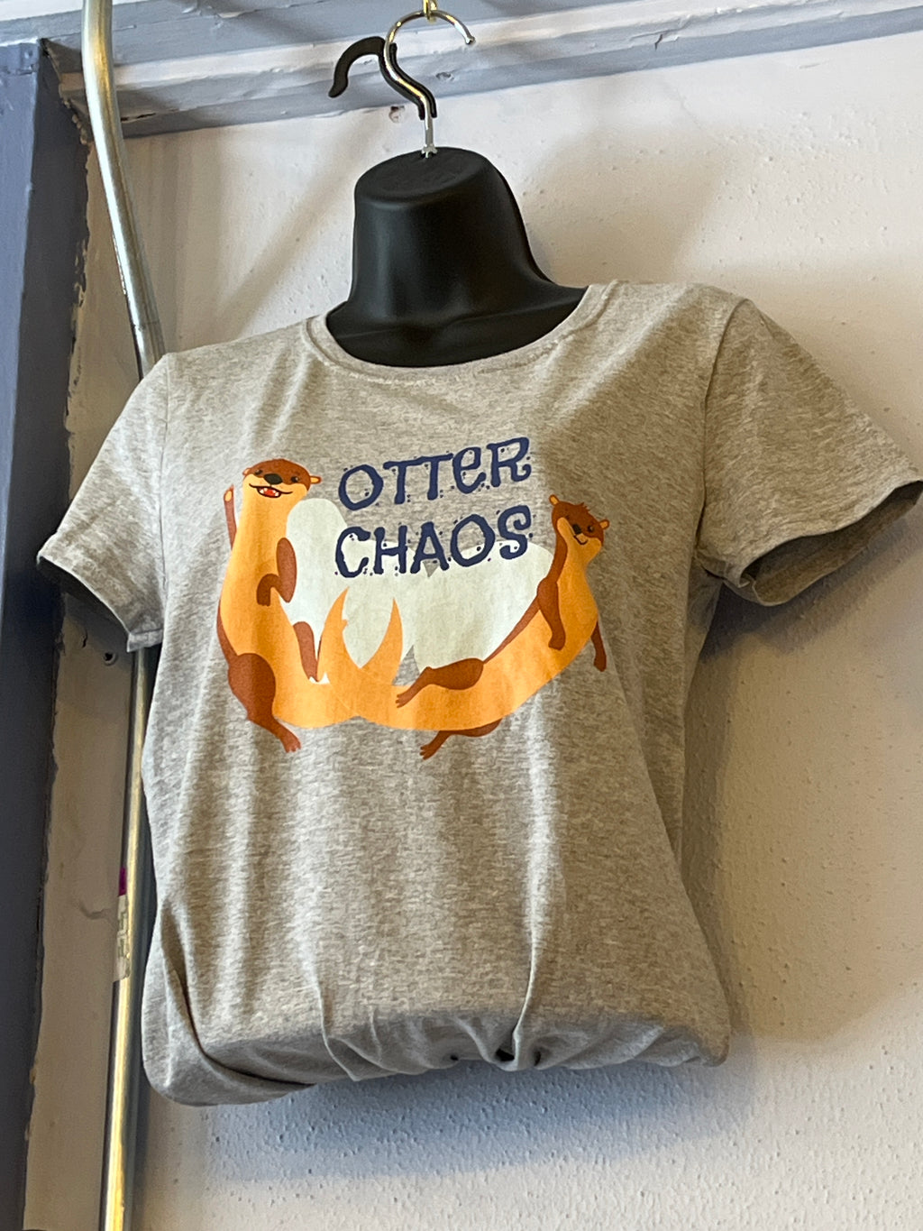 Gray OTTER CHAOS Women’s T-shirt