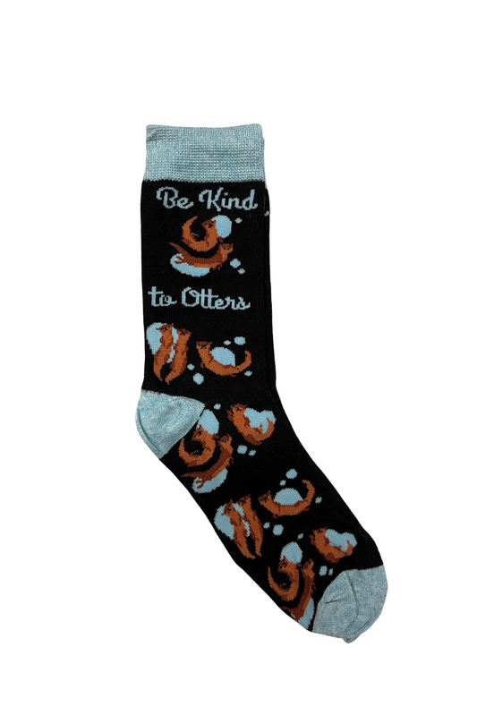 Be Kind to Otters Socks