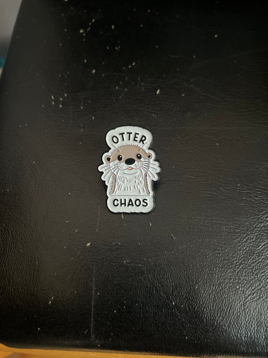 Otter Enamel Pins