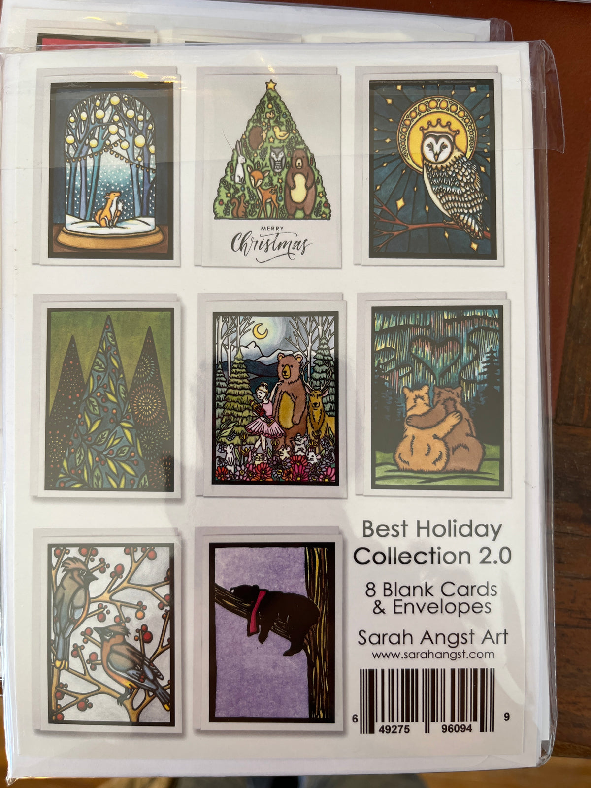 Collection of  8 Sarah Angst cards