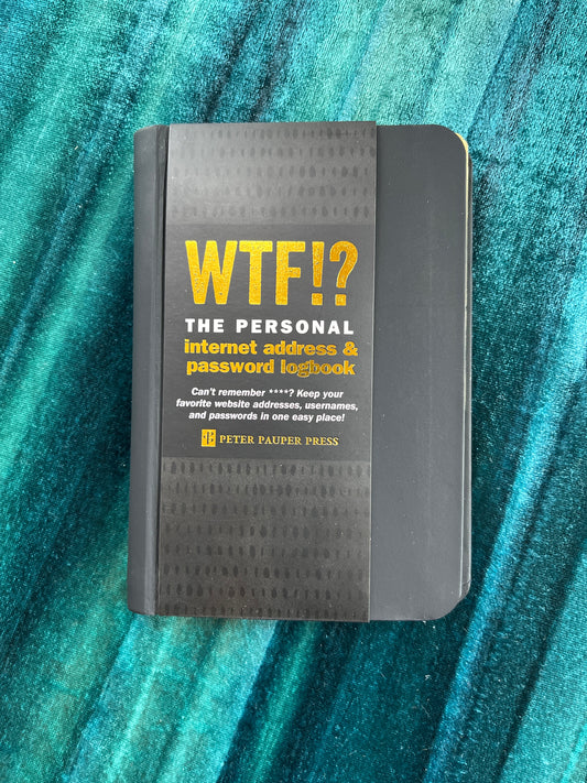 WTF Password Book