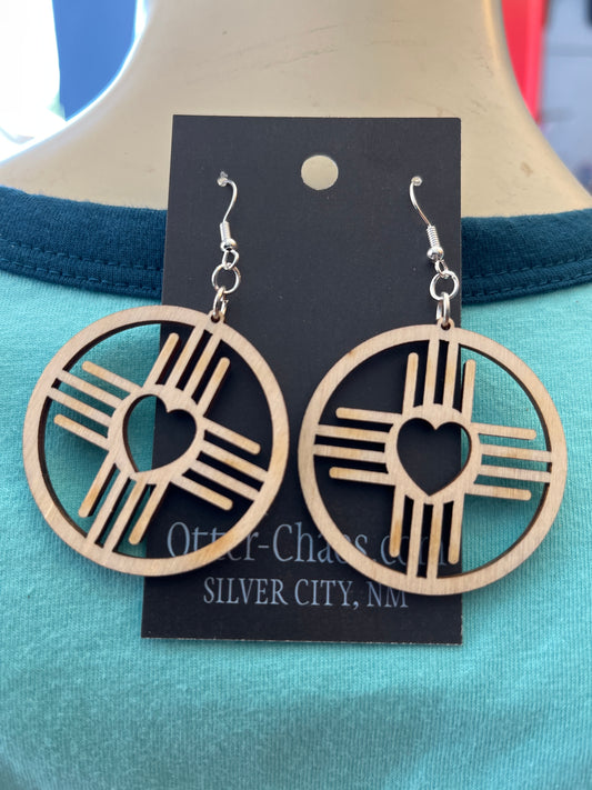 Heart Zia earrings