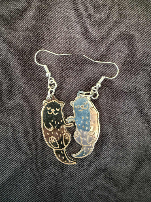 Otter Friends Earrings