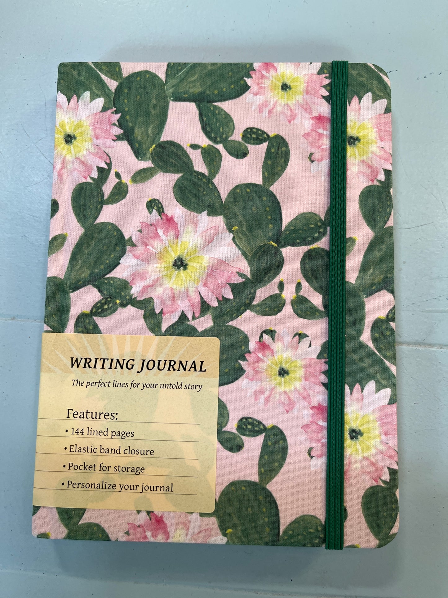 Succulent Linen Journal