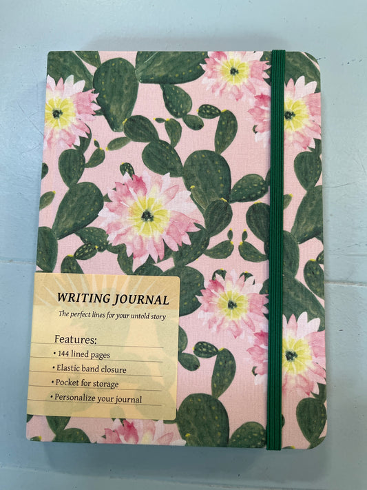 Succulent Linen Journal