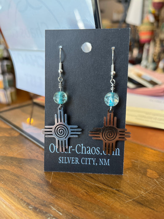 Zia swirl earrings