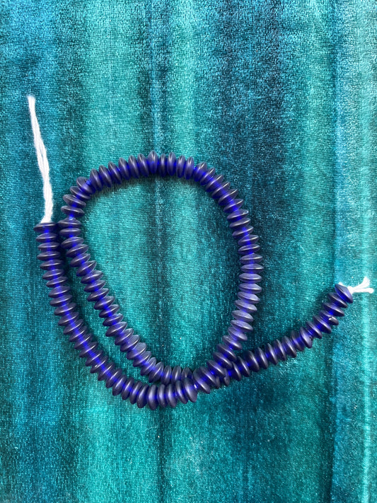 Rcld Glass Saucer Beads
