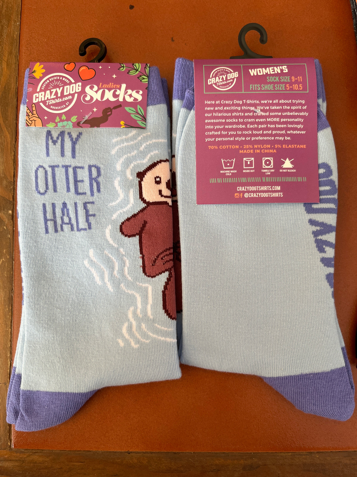Crazy Dog Otter Socks