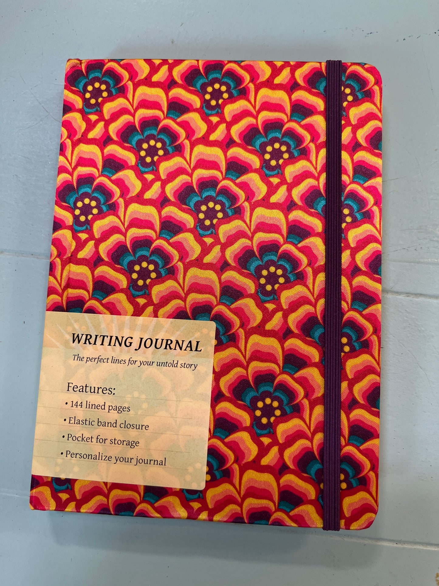 Floral Satin Journal