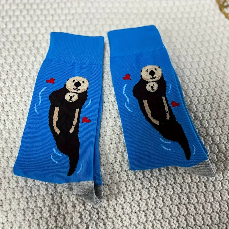 Mama & Baby Otter Socks