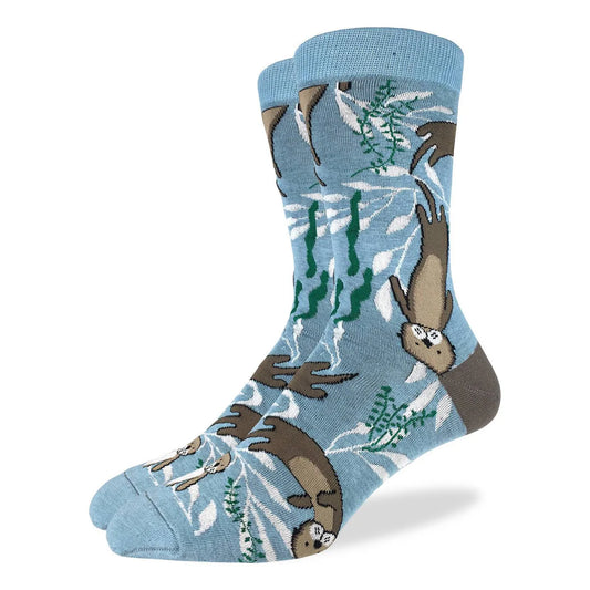 Swimming Sea Otters Socks