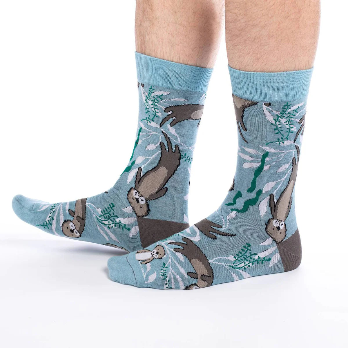 Swimming Sea Otters Socks